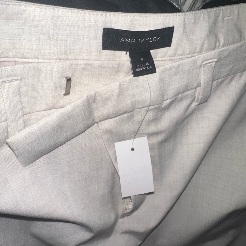 Ann Taylor Cream Pencil Like Skirt NWT